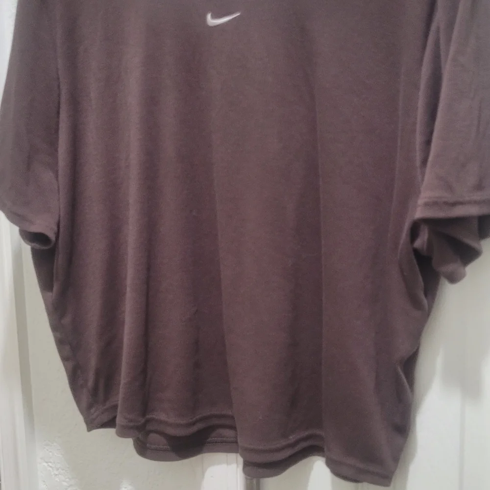 Nike Brown Ribbed Top - Picture 2 of 4